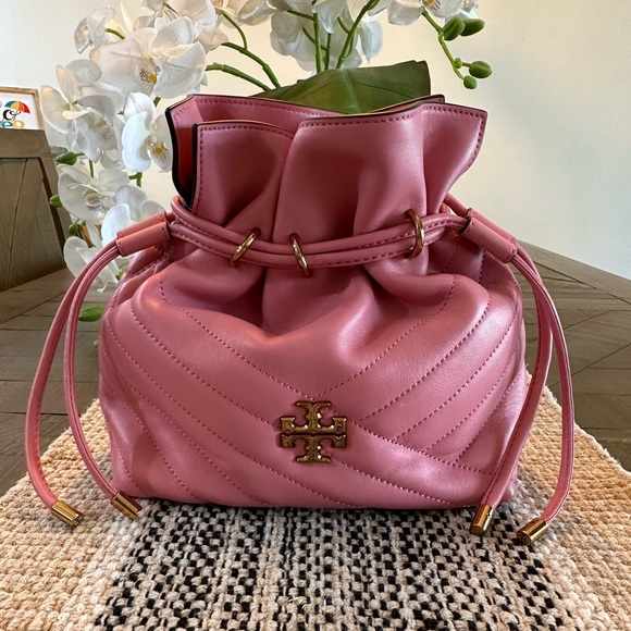 NWT - Tory Burch Kira Chevron Mini Bucket Bag - Picture 3 of 8